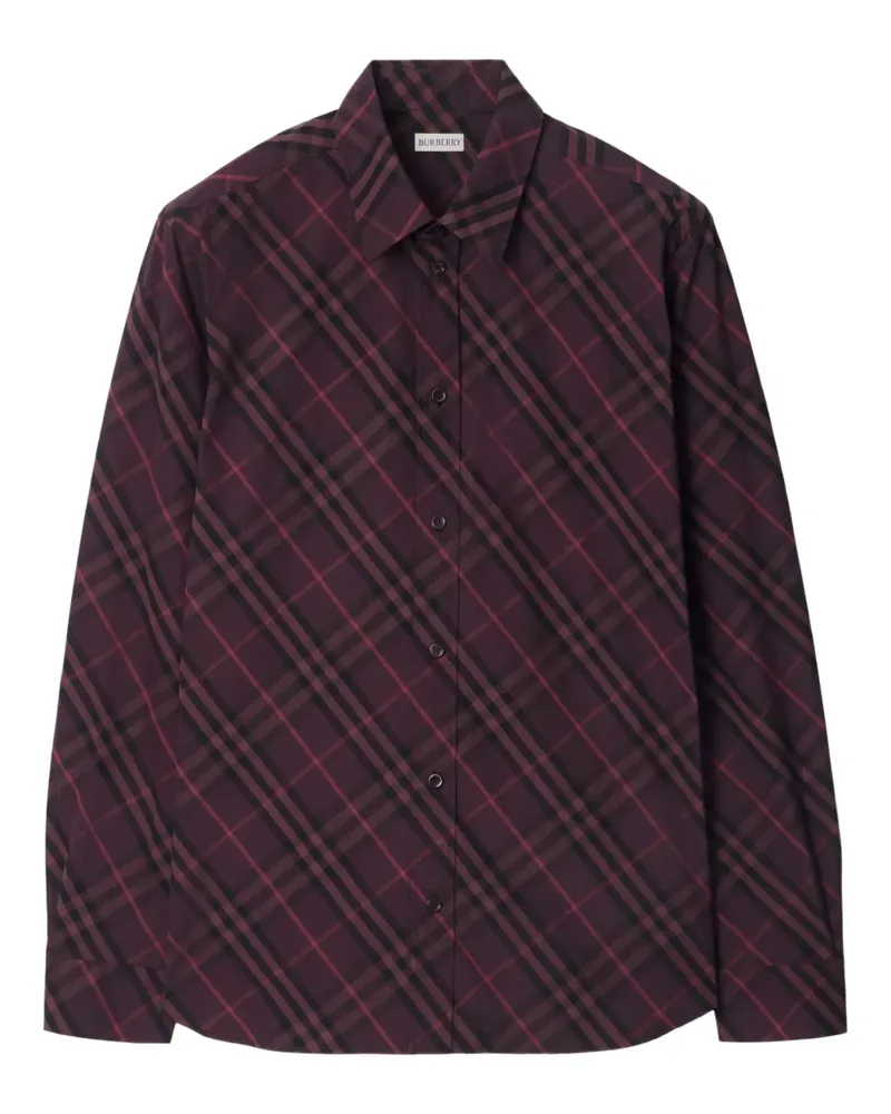 Burberry Kariertes Hemd - Violett Violett