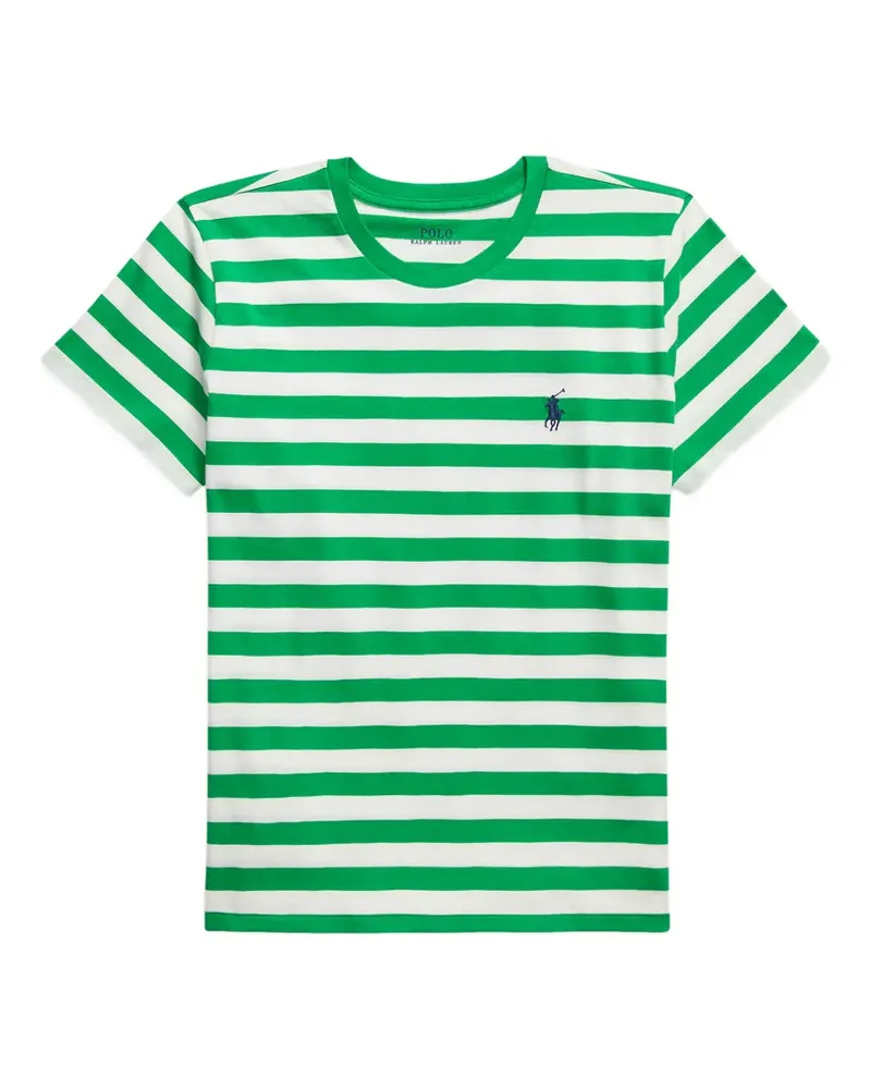Ralph Lauren Gestreiftes T-Shirt - Grün Grün