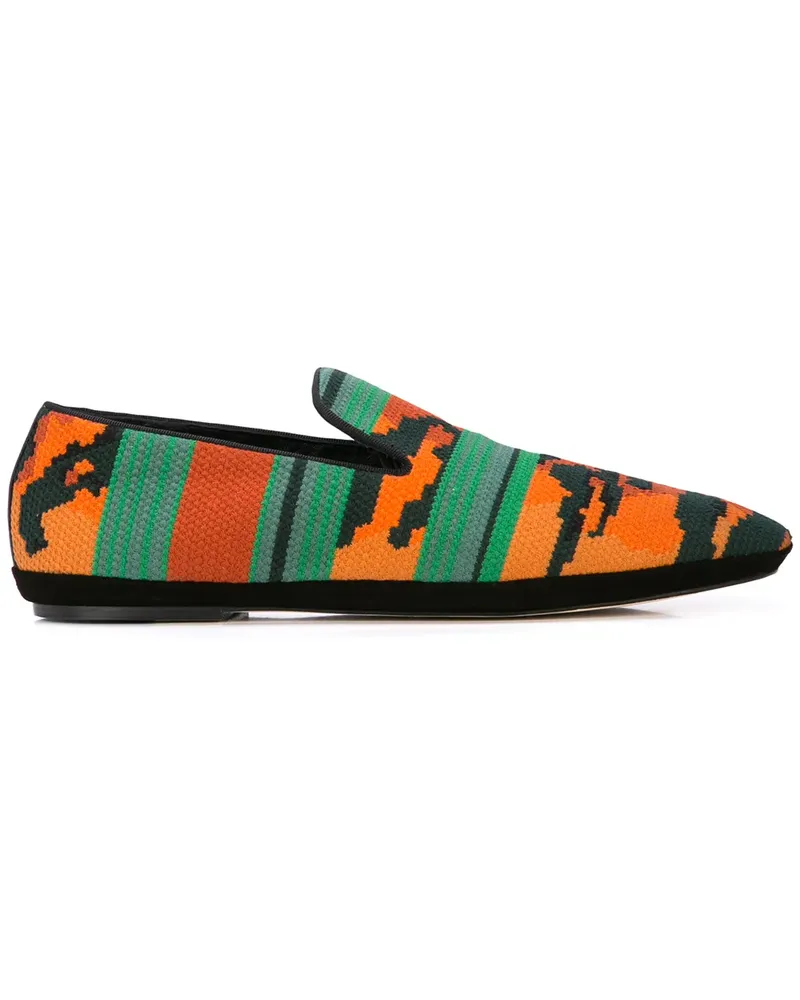 Loewe Tiger' Slipper - Orange Orange