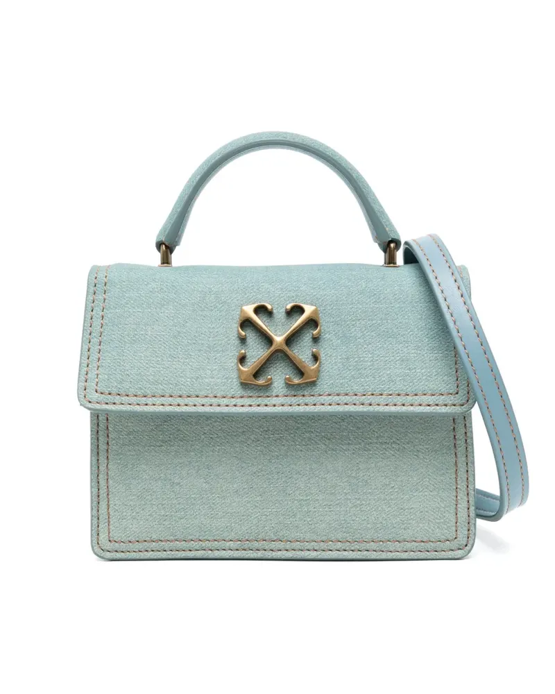 OFF-WHITE Mini-Tasche aus Leder - Blau Blau