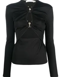 Christopher Esber Langarmshirt mit Cut-Outs Schwarz