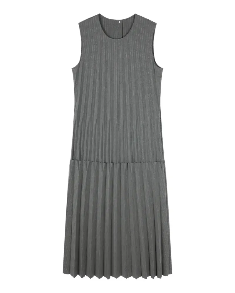 JNBY Gestreiftes Kleid mit Falten - Grau Grau
