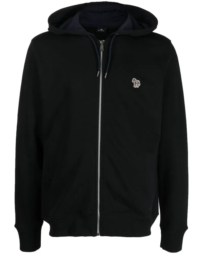 Paul Smith Kapuzenjacke aus Bio-Baumwolle - Schwarz Schwarz
