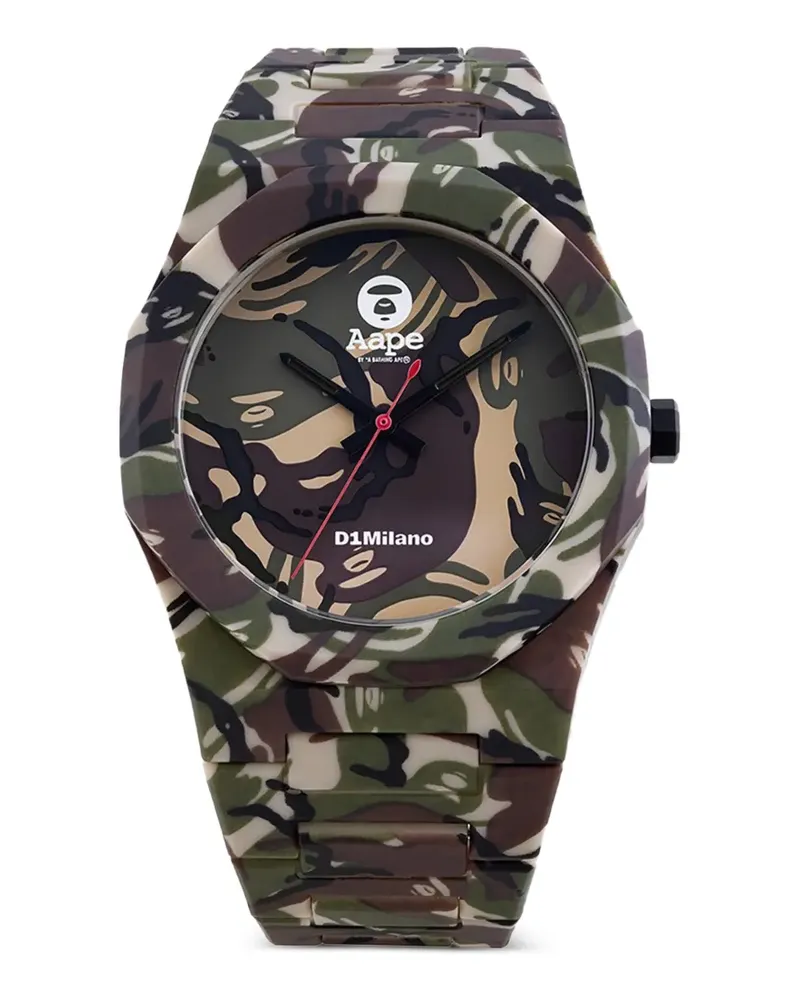D1 Milano x AAPE Polycarbon Armbanduhr 39mm - Grün Grün