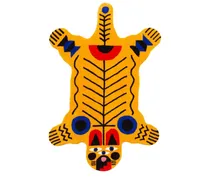 Teppich im Tigerdesign - Gelb