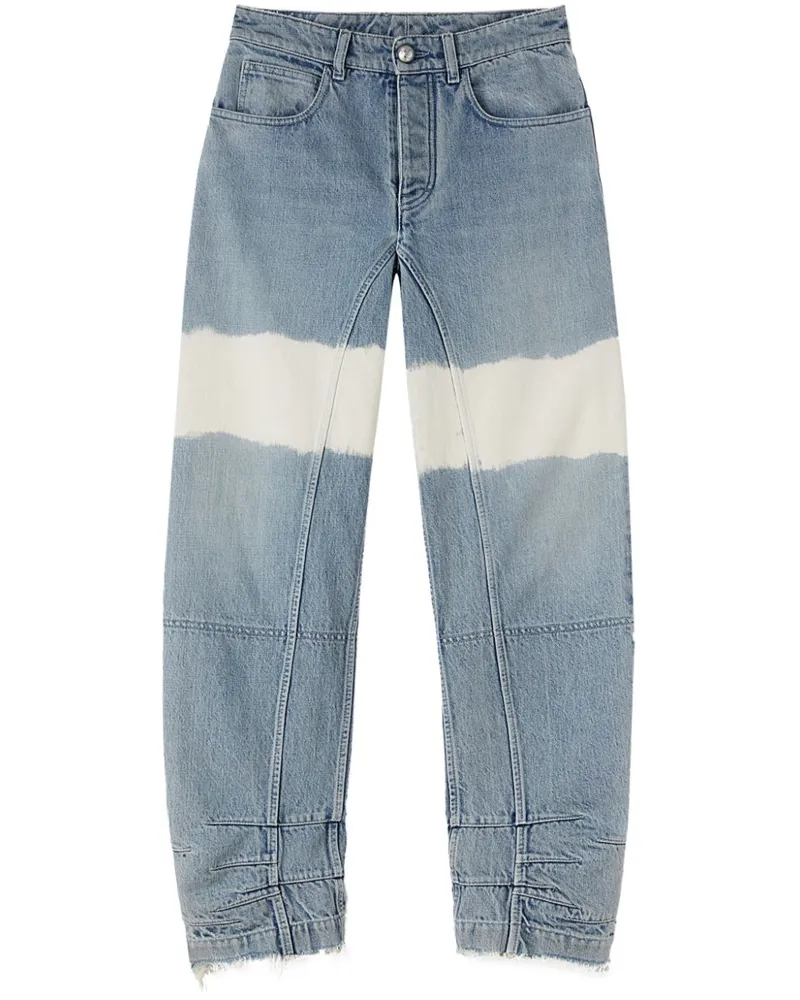 Jil Sander Jeans in Colour-Block-Optik - Blau Blau
