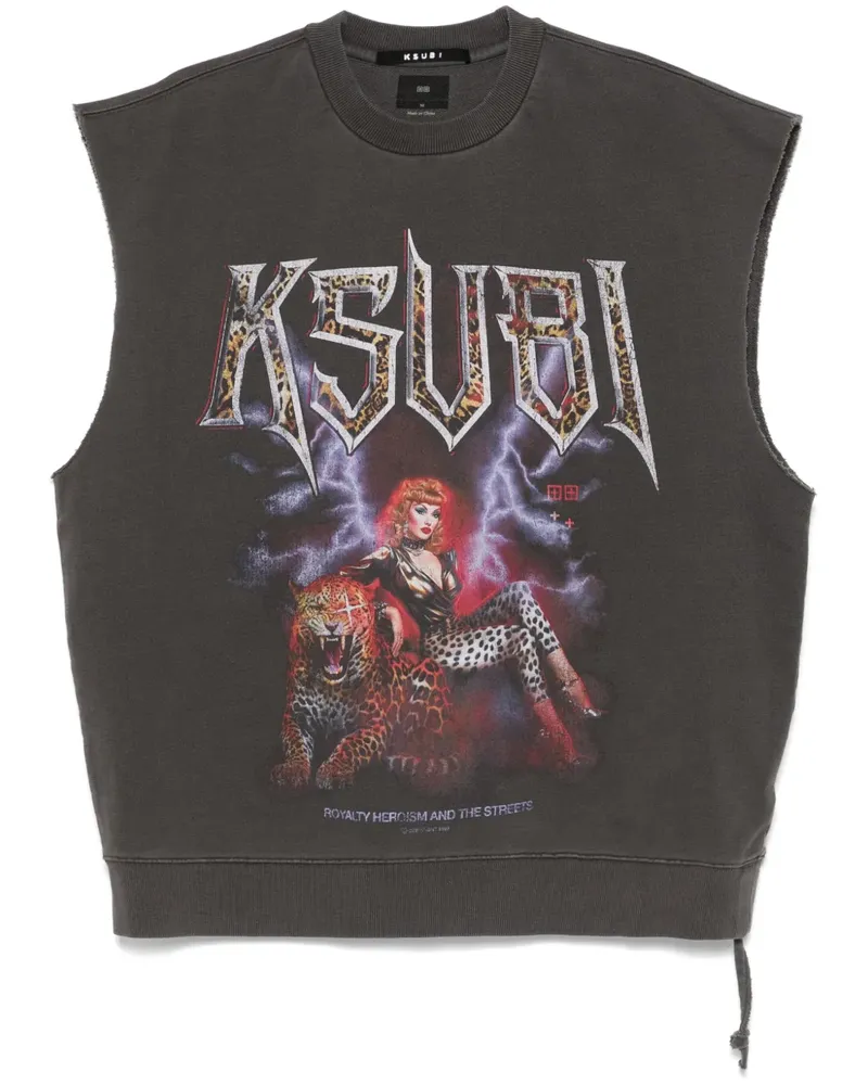 ksubi Kingdom Slash Tanktop - Grau Grau