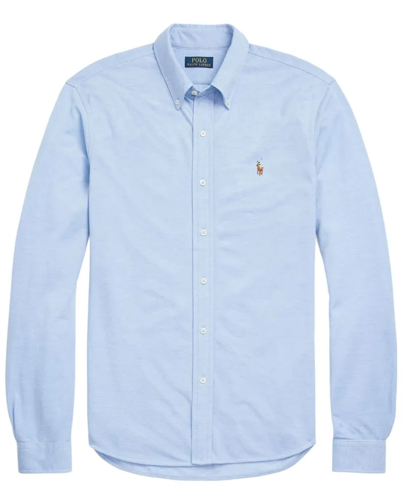Ralph Lauren Hemd mit Polo Pony-Stickerei - Blau Blau