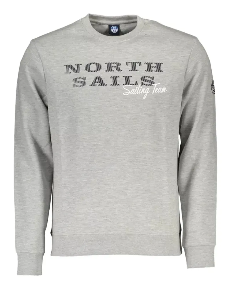 North Sails logo-print crew-neck sweatshirt - Grau Grau