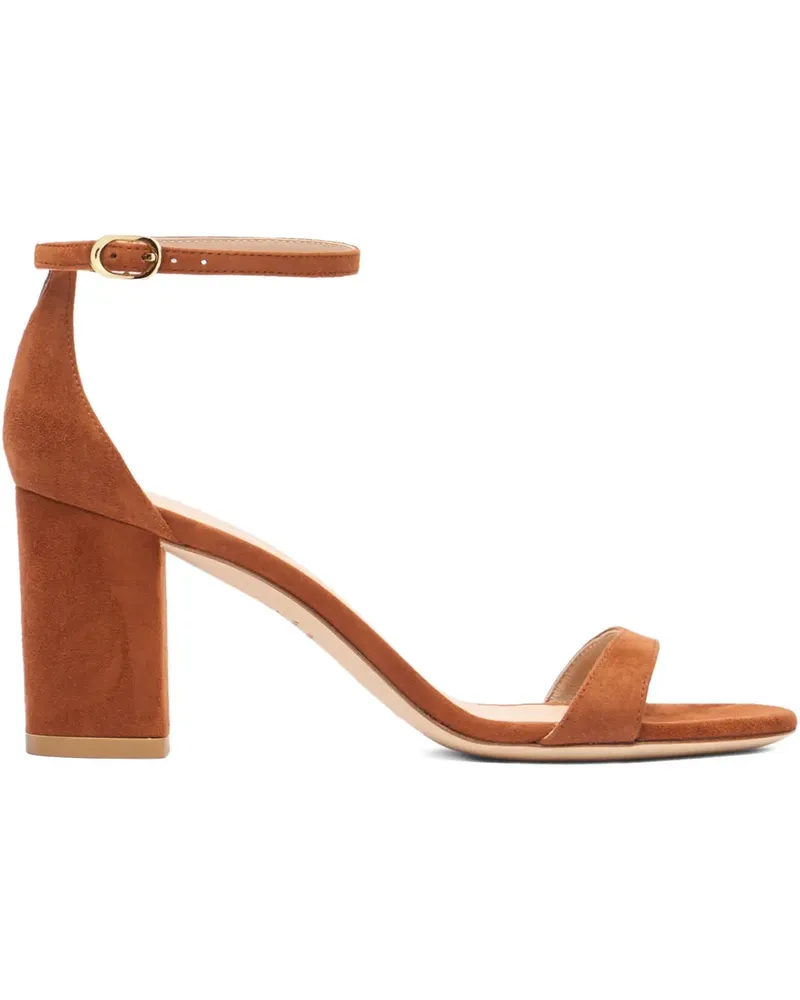 Stuart Weitzman Sandalen aus Wildleder 75mm - Braun Braun
