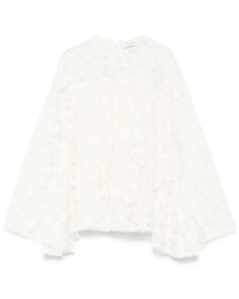 Zimmermann Illuminate Bluse aus Spitze - Nude Nude