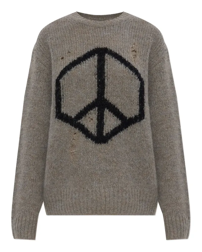 AllSaints Message Pullover - Grau Grau