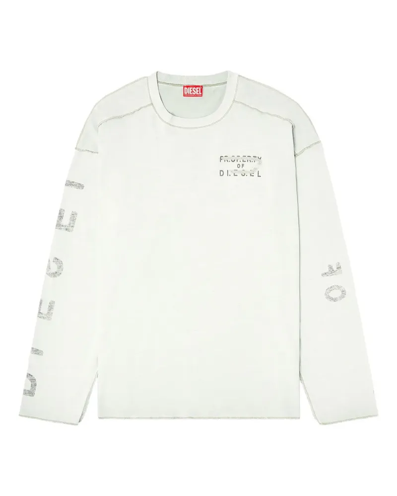 Diesel Klassisches Langarmshirt - Nude Nude