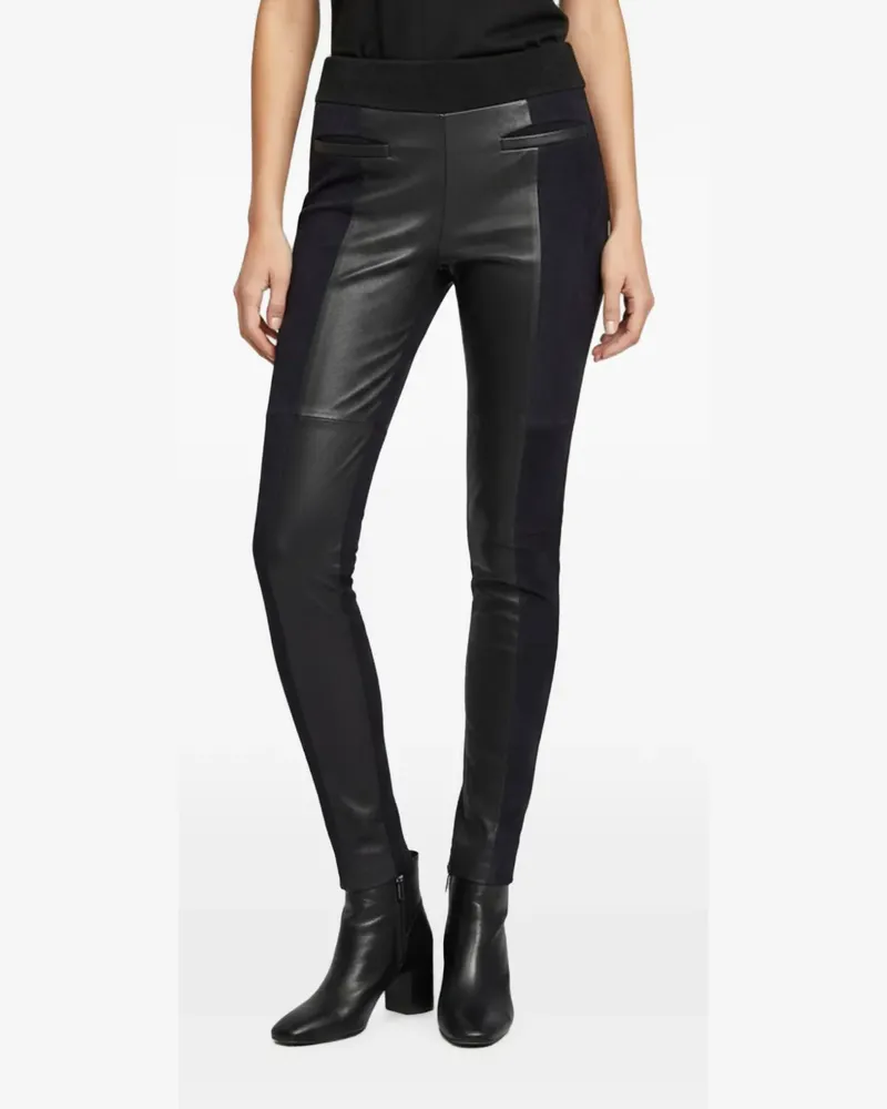 Isabel Marant Hose aus Leder - Schwarz Schwarz