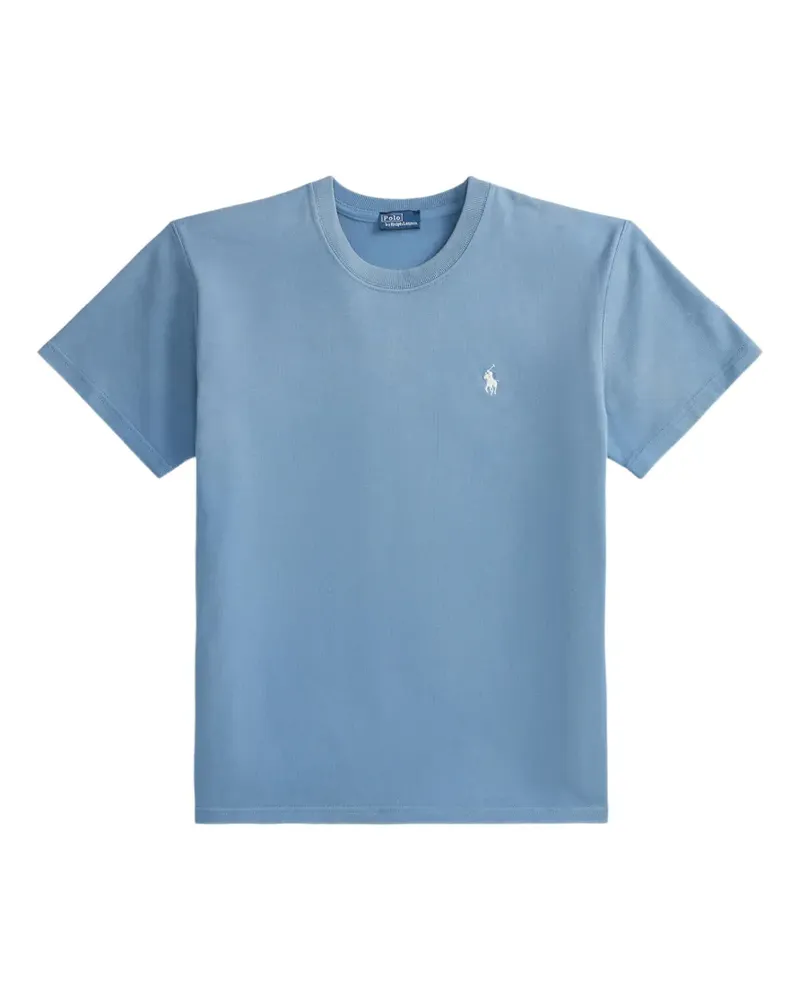 Ralph Lauren T-Shirt mit Logo-Stickerei - Blau Blau