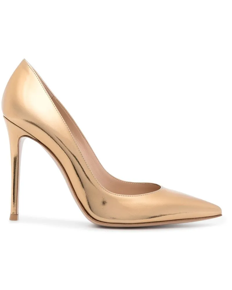 Gianvito Rossi Metallische Gianvito Pumps 105mm - Gold Gold