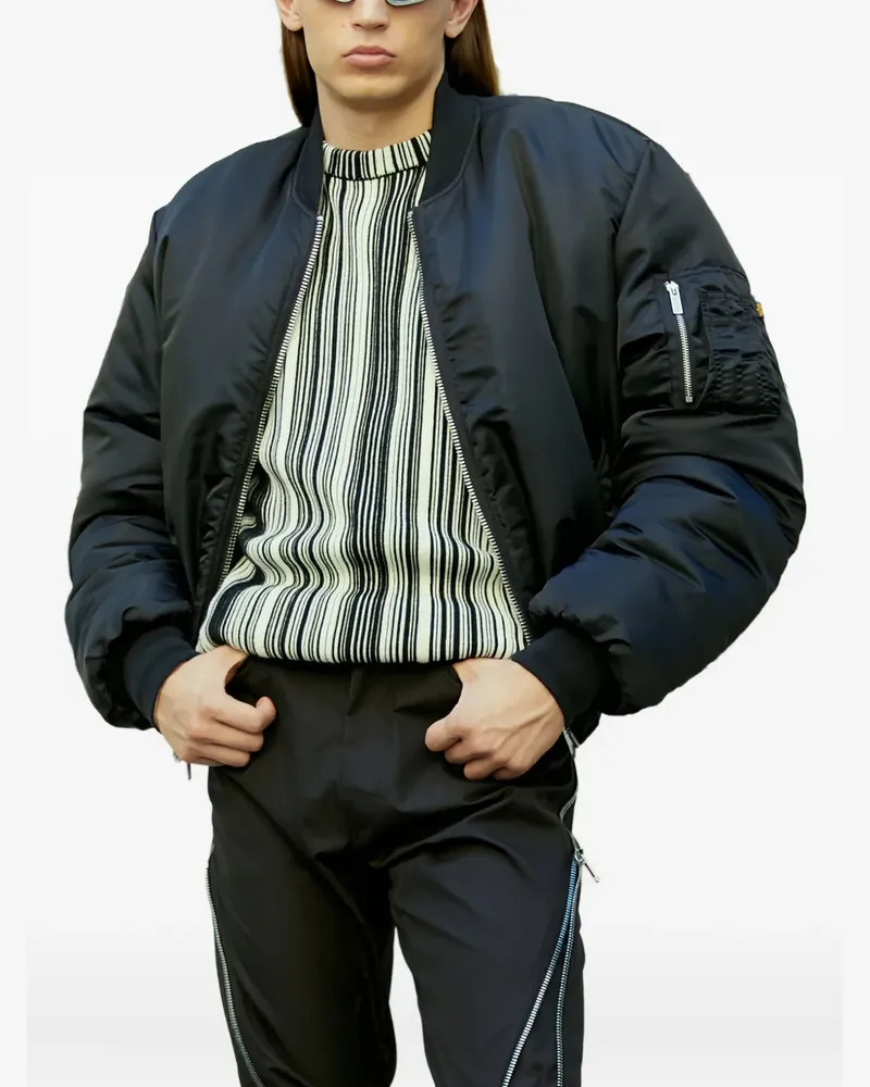 VTMNTS Gerippter Pullover mit Streifen - Mehrfarbig Mehrfarbig