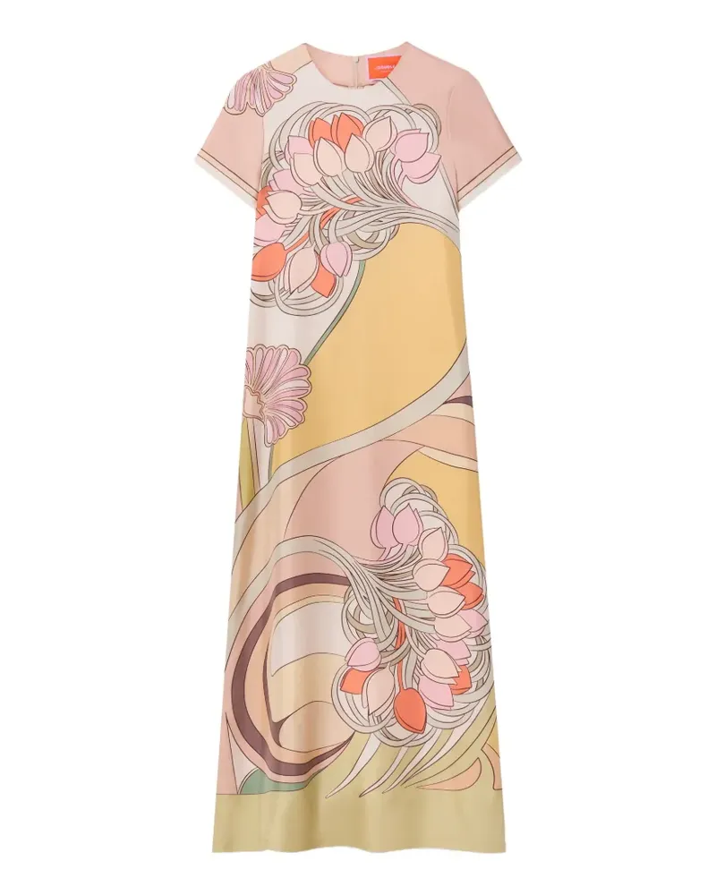 La DoubleJ Swing' Kleid - Rosa Rosa