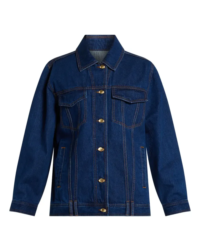 Aje. Carmen Jeansjacke - Blau Blau