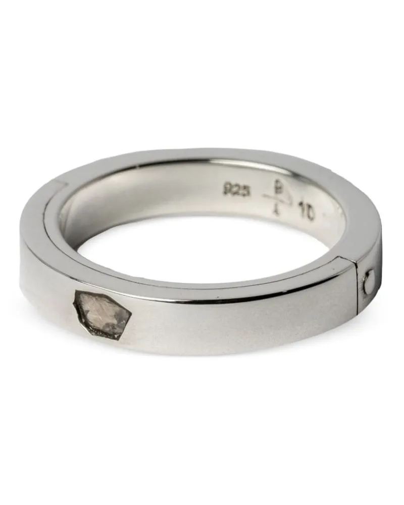 Parts Of Four Sistema Ring aus Sterlingsilber mit Diamanten Silber