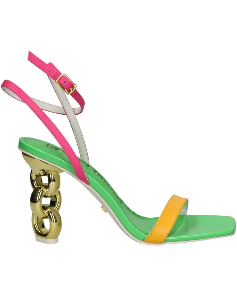 Kat Maconie Riri Sandalen mit Kettenabsatz 90mm - Grün Grün
