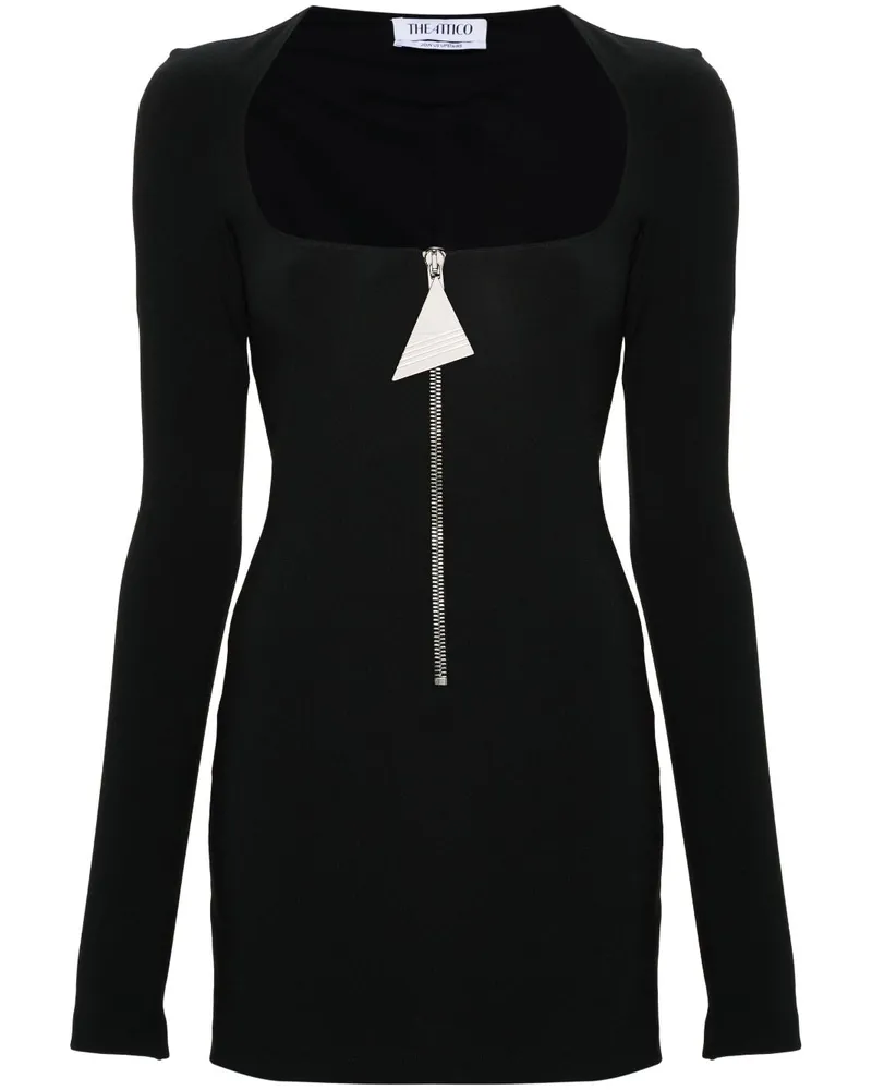 ATTICO Klassisches Minikleid - Schwarz Schwarz