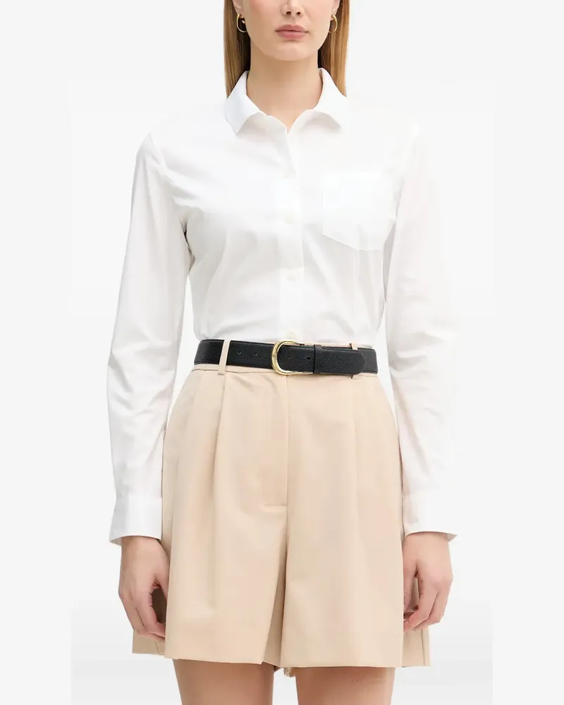 Lacoste chest-pocket shirt - Weiß Weiß
