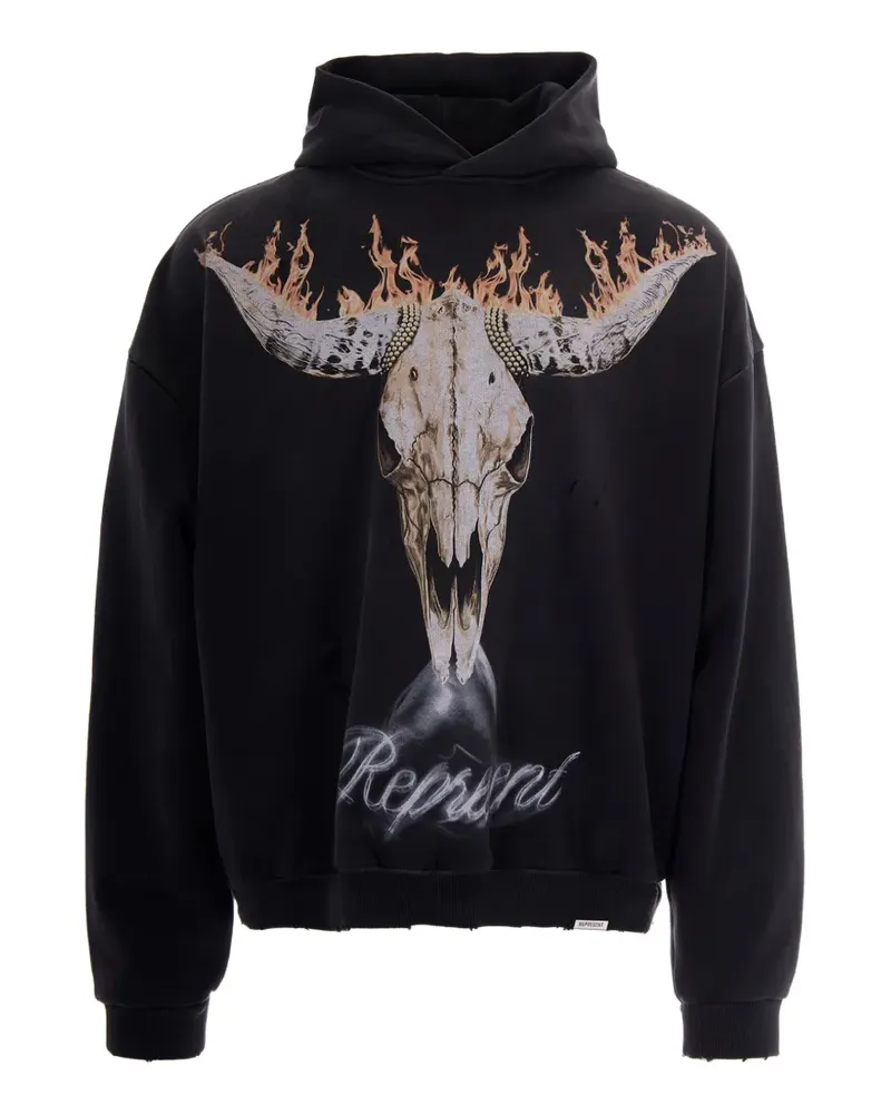 REPRESENT print hooded sweatshirt - Schwarz Schwarz