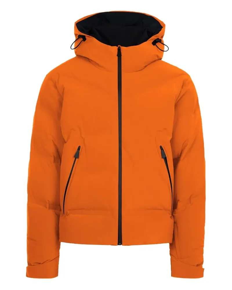 Aztech Mountain Super Lite hooded zip ski acket - Orange Orange