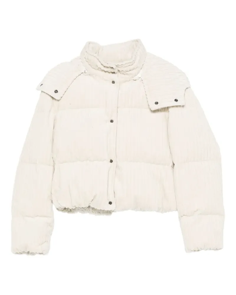 Antonelli Firenze Steppjacke aus Cord - Weiß Weiß