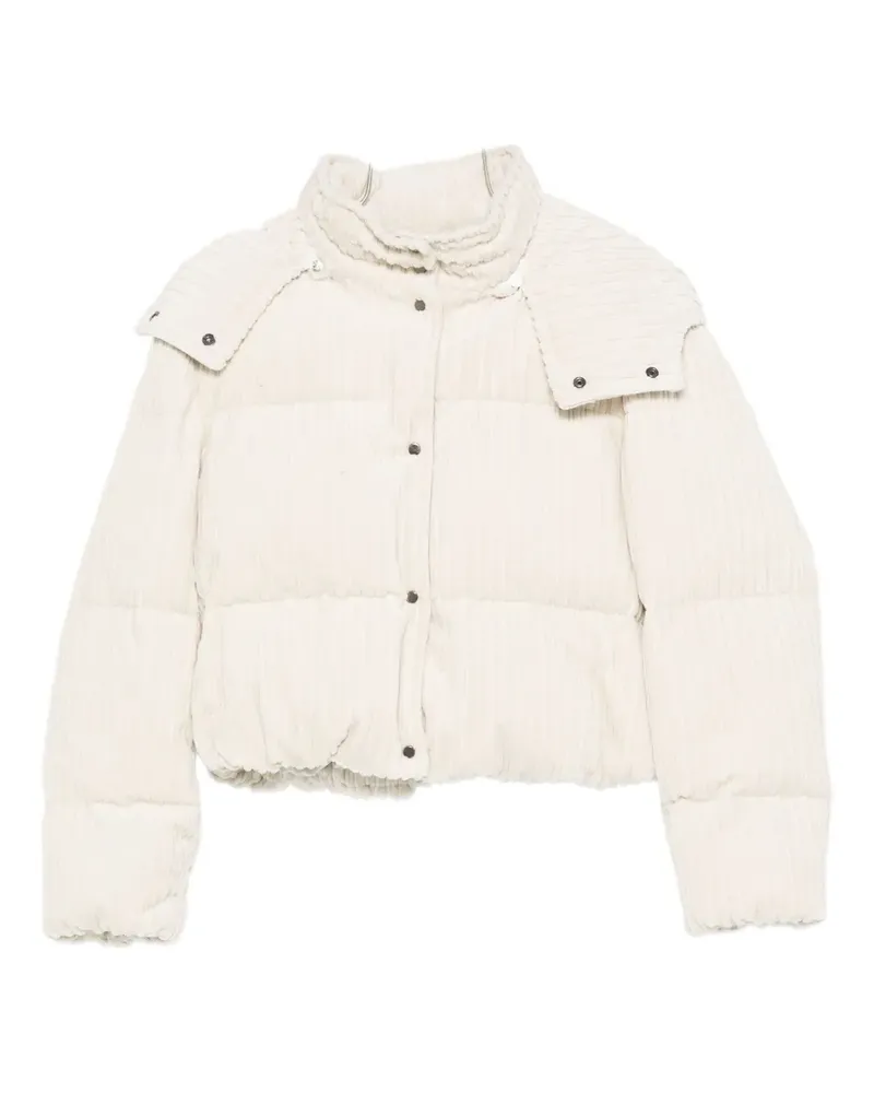 Antonelli Firenze corduroy puffer jacket - Weiß Weiß