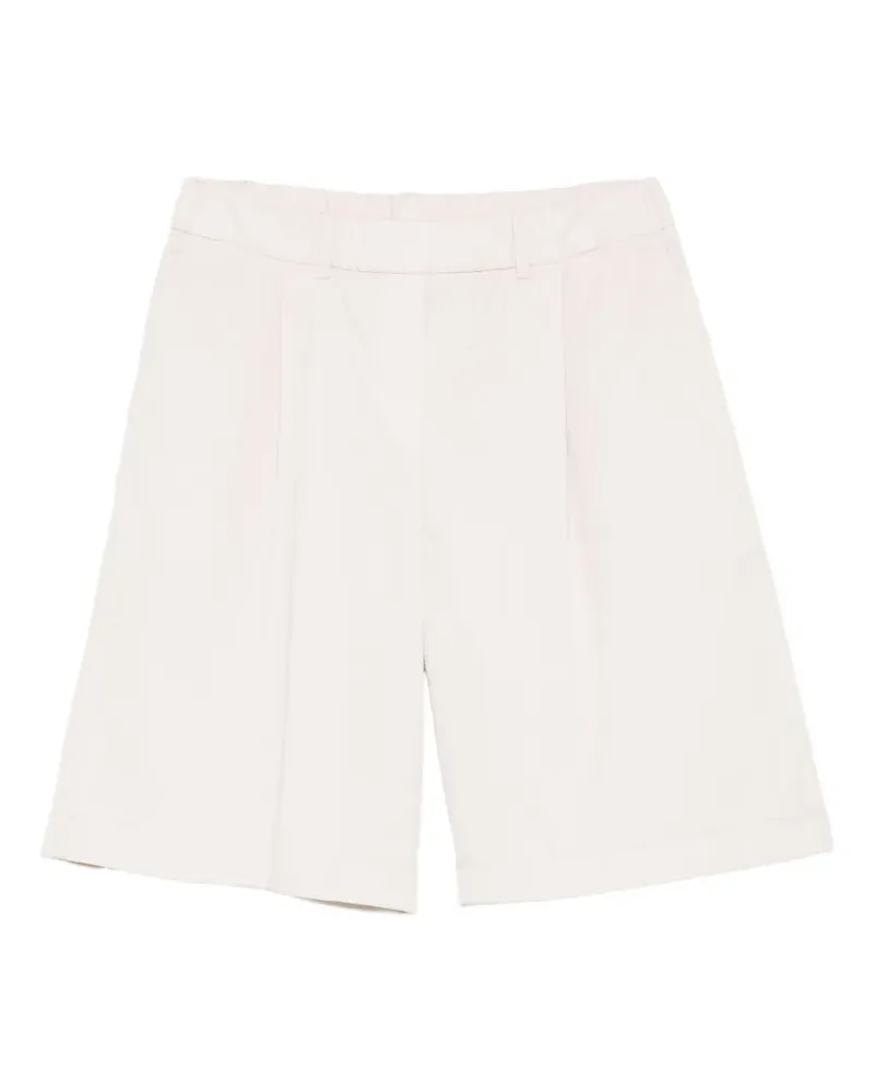 VIA MASINI 80 pleated shorts - Nude Nude