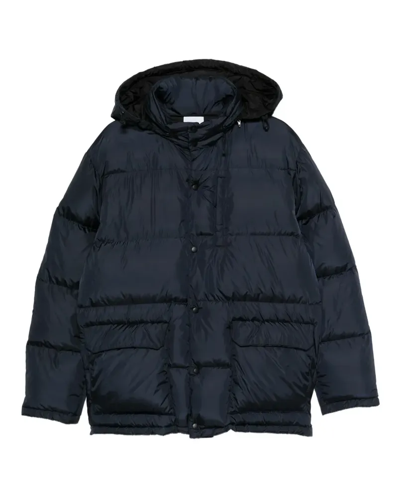 ASPESI Gefütterte Kapuzenjacke - Blau Blau