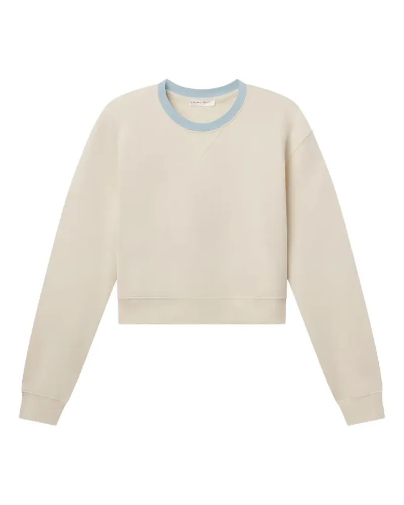 Frame Denim The Monte Carlo cropped sweater - Nude Nude