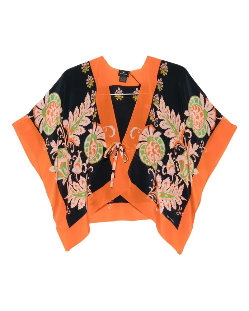 Etro floral-pattern blouse - Orange Orange