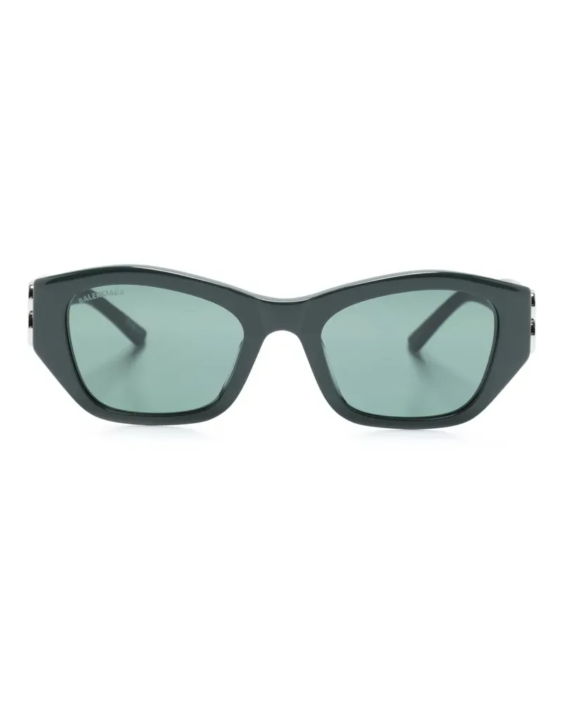 Balenciaga BB0311SK Sonnenbrille mit eckigem Gestell - Grün Grün