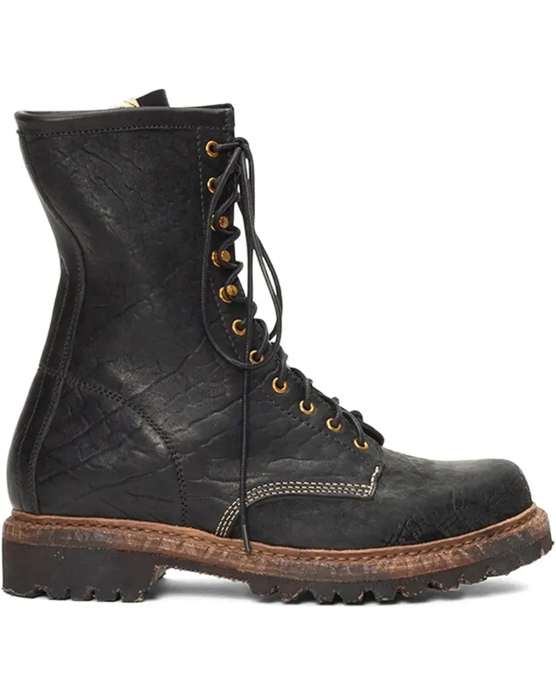 Visvim Scout Schnürstiefel - Schwarz Schwarz