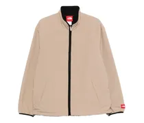 Wendbare Jacke mit Fleece-Struktur - Nude