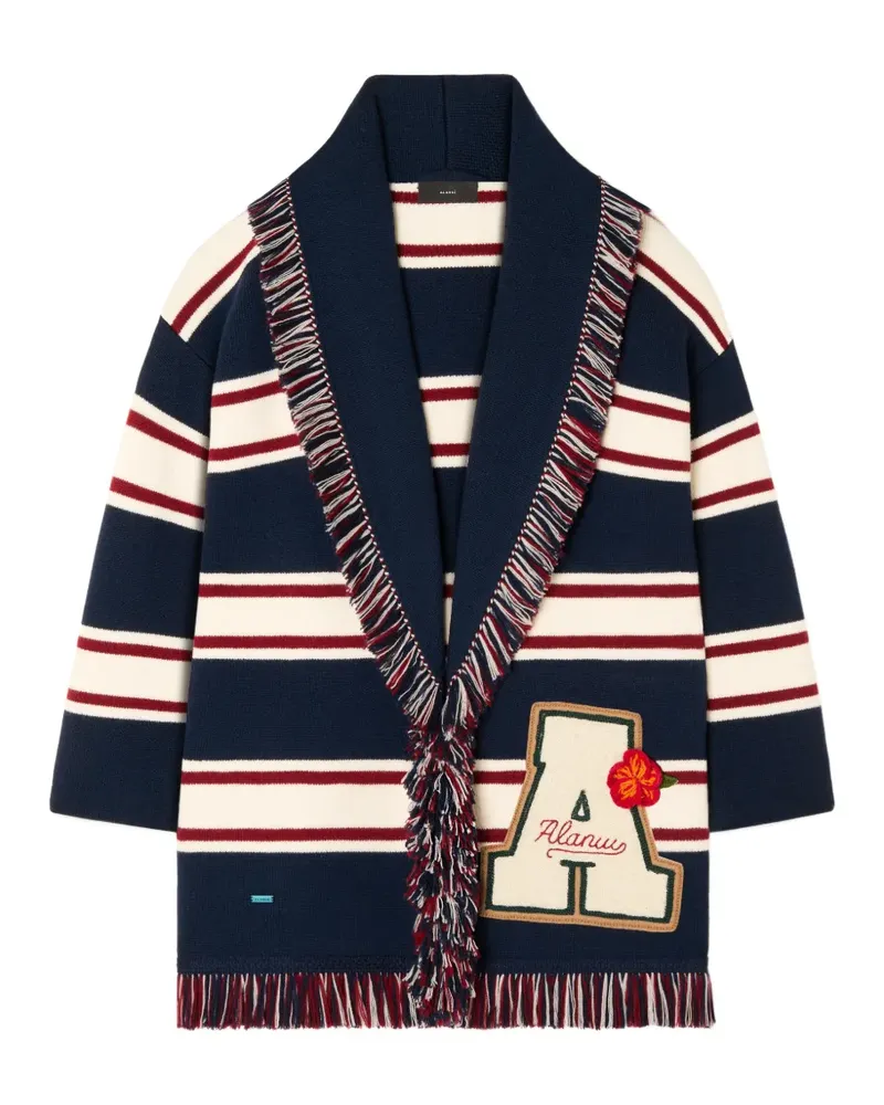 Alanui Rugby Club Icon Cardigan - Blau Blau