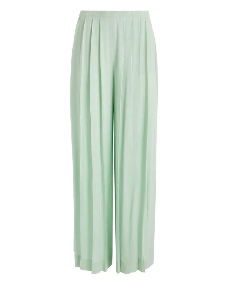 Alice + Olivia Jenna Hose mit weitem Bein - Grün Grün