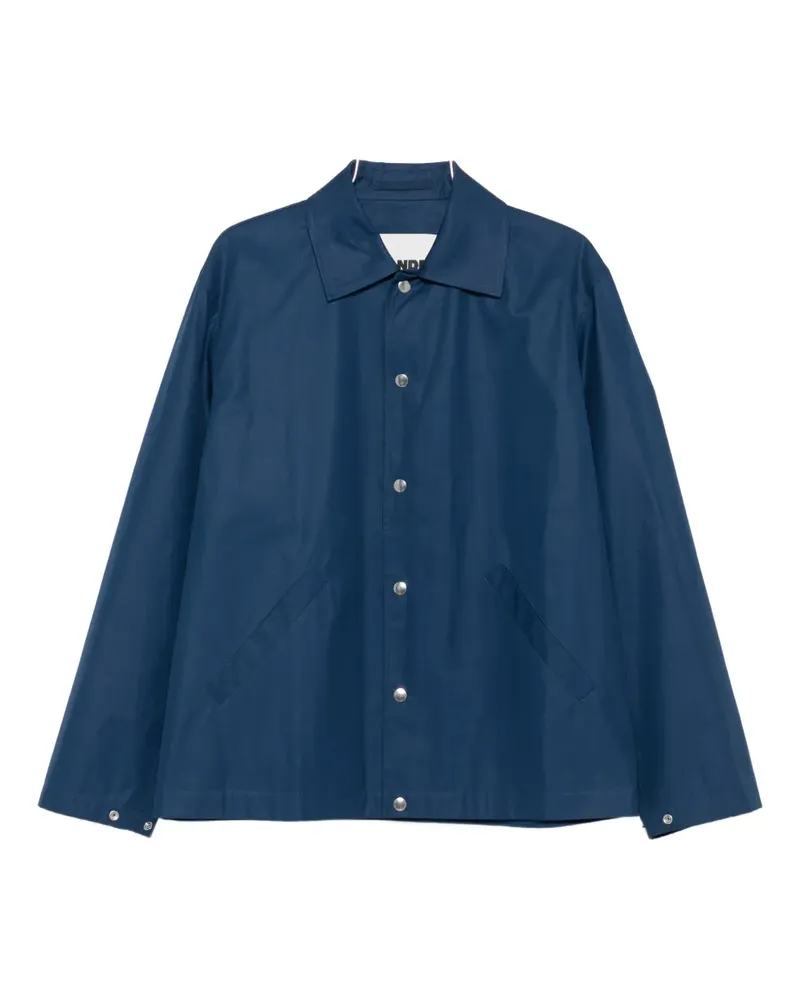 Jil Sander Hemdjacke mit Knöpfen - Blau Blau