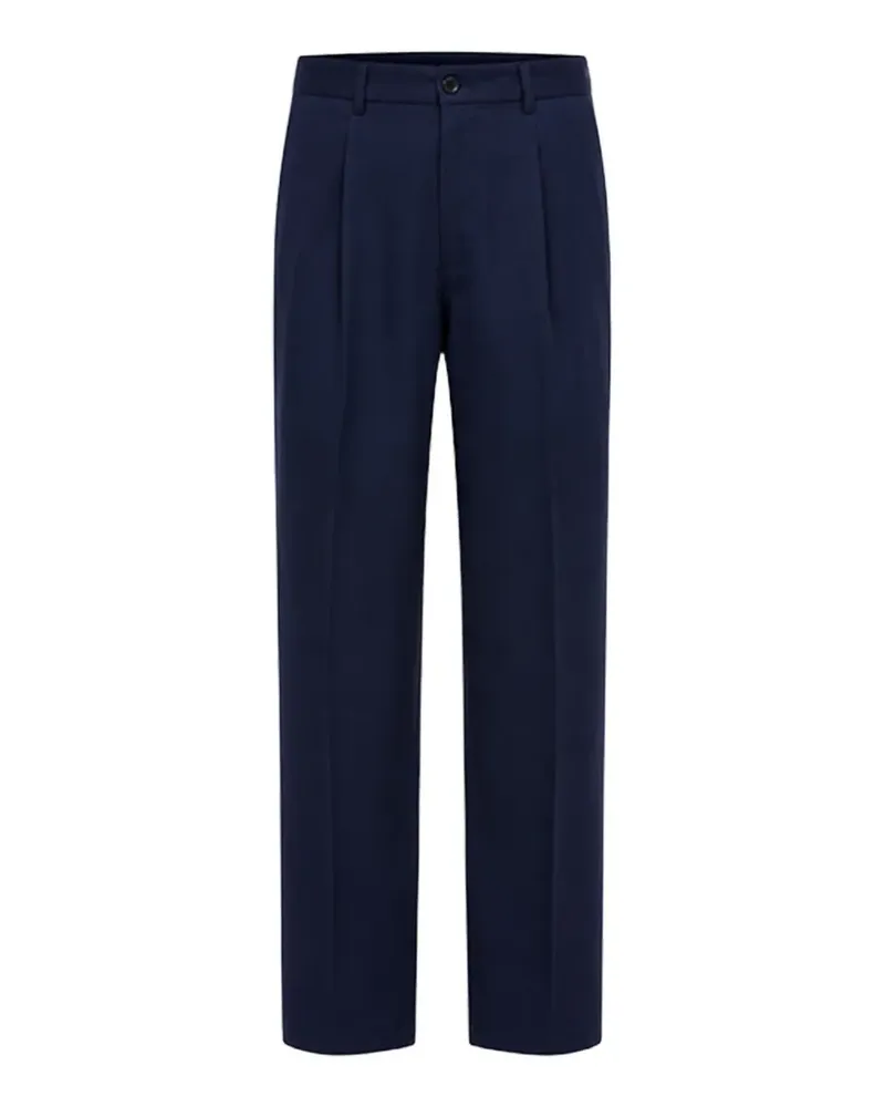 Department 5 Gin Hose mit Faltendetail - Blau Blau