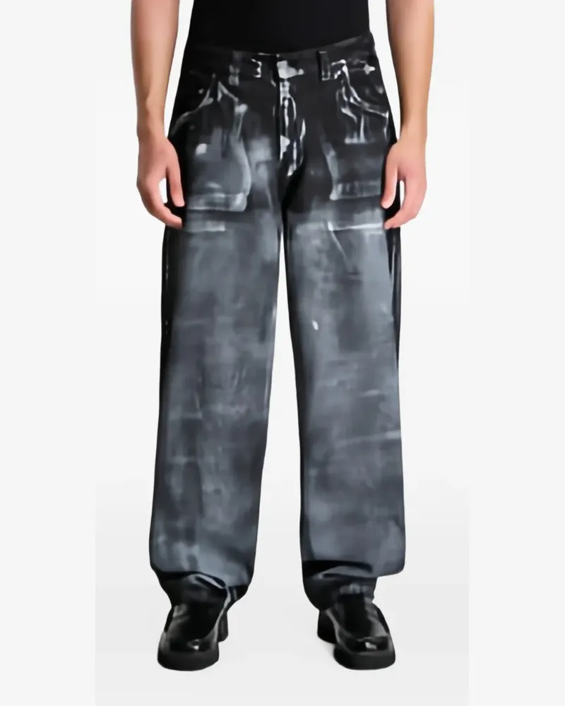 Dime baggy jeans - Schwarz Schwarz