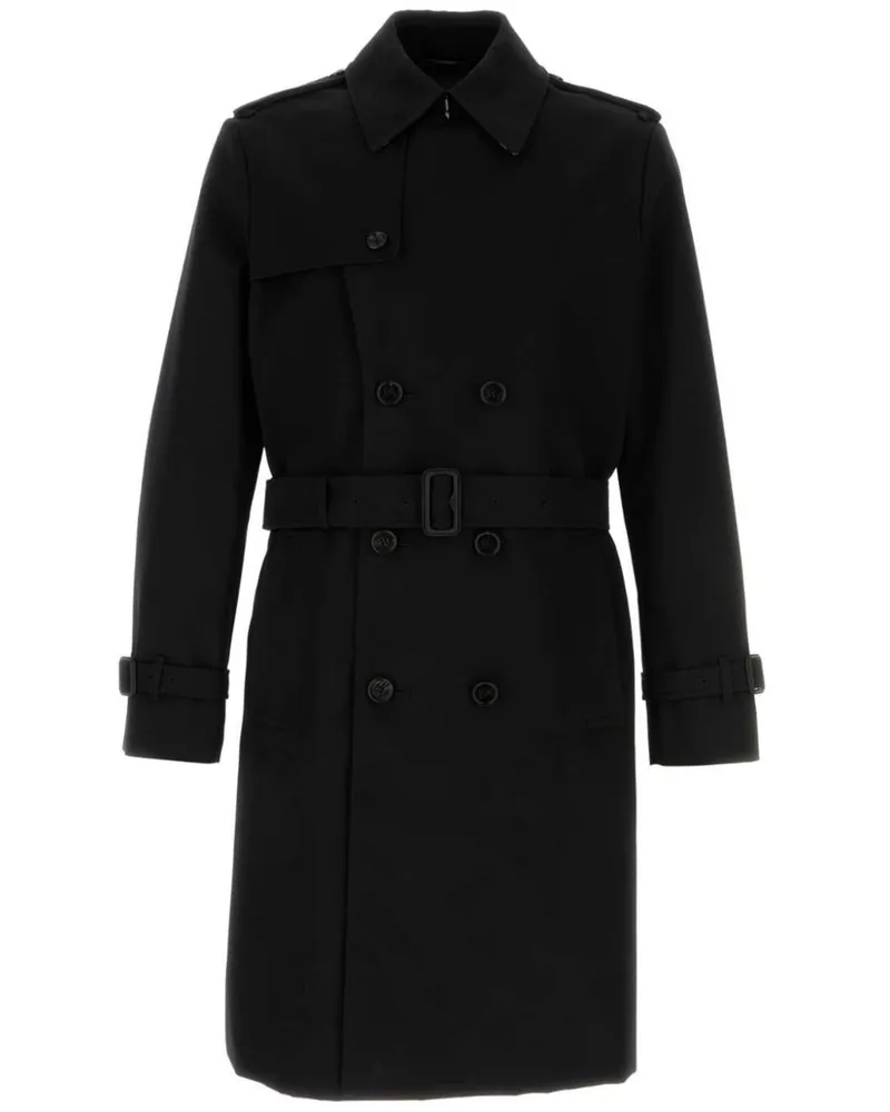 Burberry Trenchcoat aus Gabardine - Schwarz Schwarz