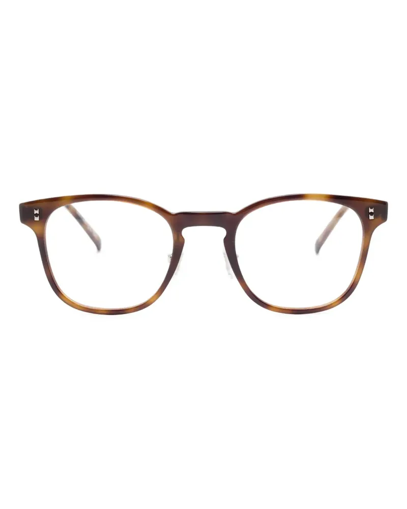 Dunhill Brille mit rundem Gestell - Braun Braun