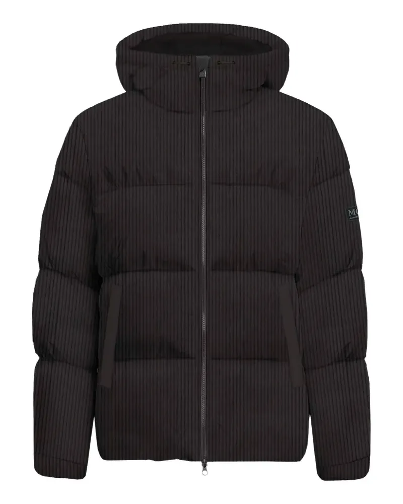 MC2 Saint Barth corduroy-effect padded jacket - Schwarz Schwarz