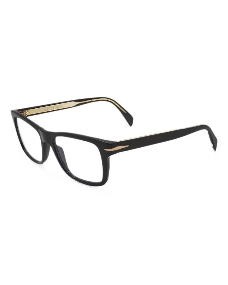 EYEWEAR by DAVID BECKHAM Brille mit eckigem Gestell - Schwarz Schwarz