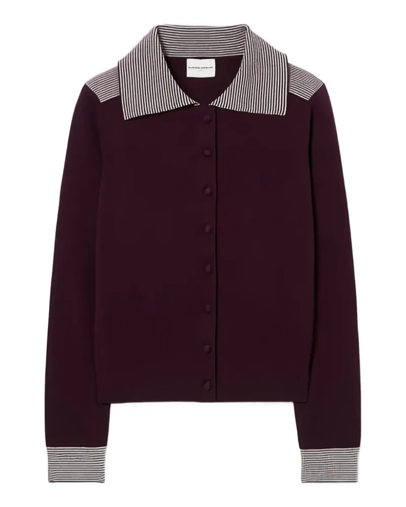 Claudie Pierlot Gestreifter Cardigan - Violett Violett