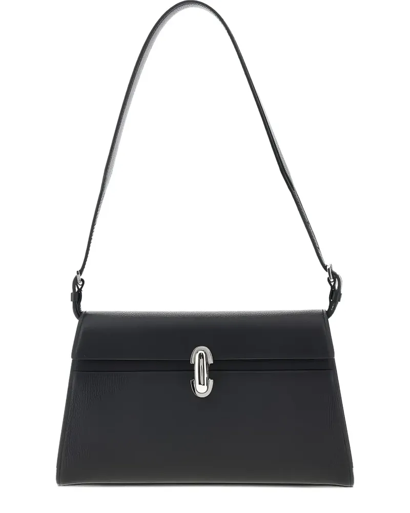 SAVETTE Schultertasche aus Leder - Schwarz Schwarz