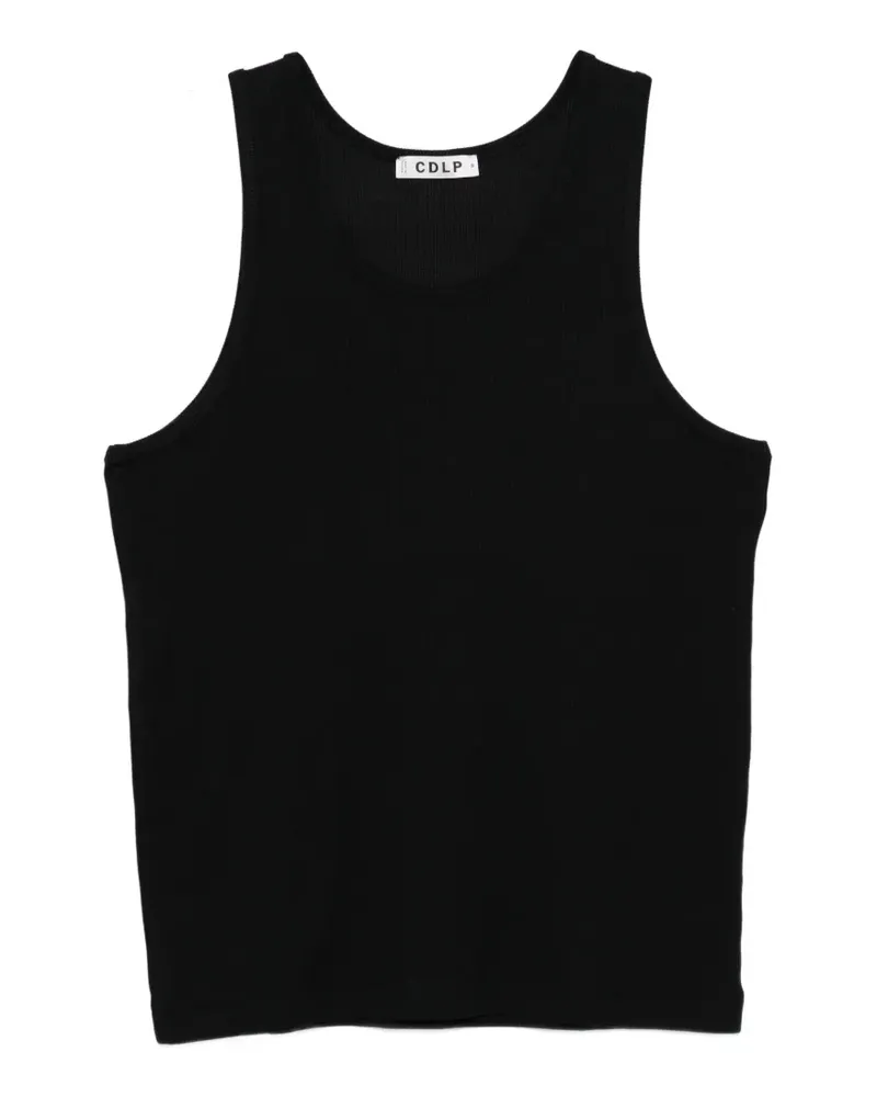 CDLP ribbed tank top - Schwarz Schwarz